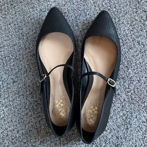 Vince Camuto Black Flats